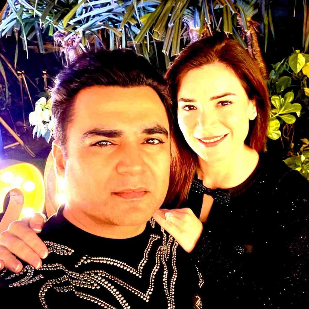 Urvashi Sharma with her husband Sachin Joshi