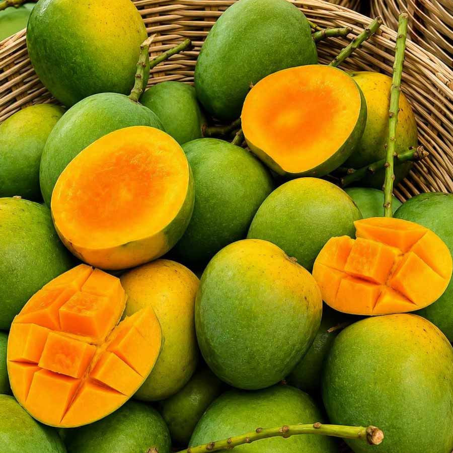 হিমসাগর। বাংলার আমের অঘোষিত সম্রাট বলা যায় একে। প্রচলিত কাহিনি বলেছে, এই আম প্রথম ফলতও বাংলার নবাবের বাগানে। নদীয়ার শান্তিপুর ও মুর্শিদাবাদে একই সময়ে এই আমের চাষ শুরু হয়। তীব্র গরমে ওই আম খেয়ে শরীর-মনে শীতল অনুভূতি বা হিমেল ভাব নামত বলেই নবাবেরা ওই আমের নাম রেখেছিলেন ‘হিমসাগর’।