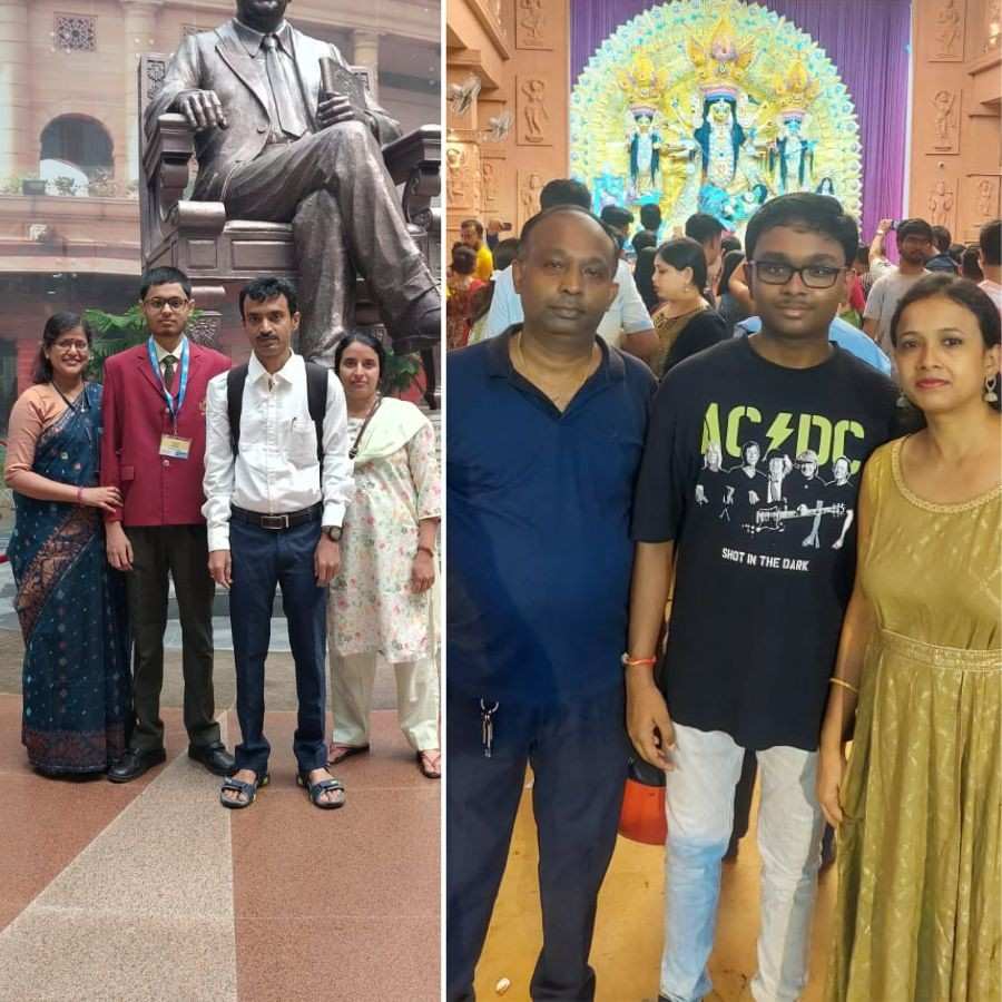 পরিবারের সদস্যেরা কেউ কখনও পড়াশোনার জন্য অতিরিক্ত চাপ দেননি কৃতিদের। 