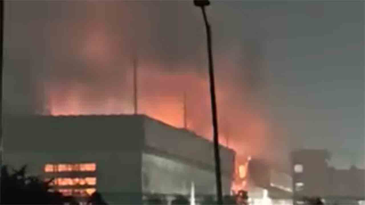 কোলাঘাট তাপবিদ্যুৎ কেন্দ্রে আগুন।
