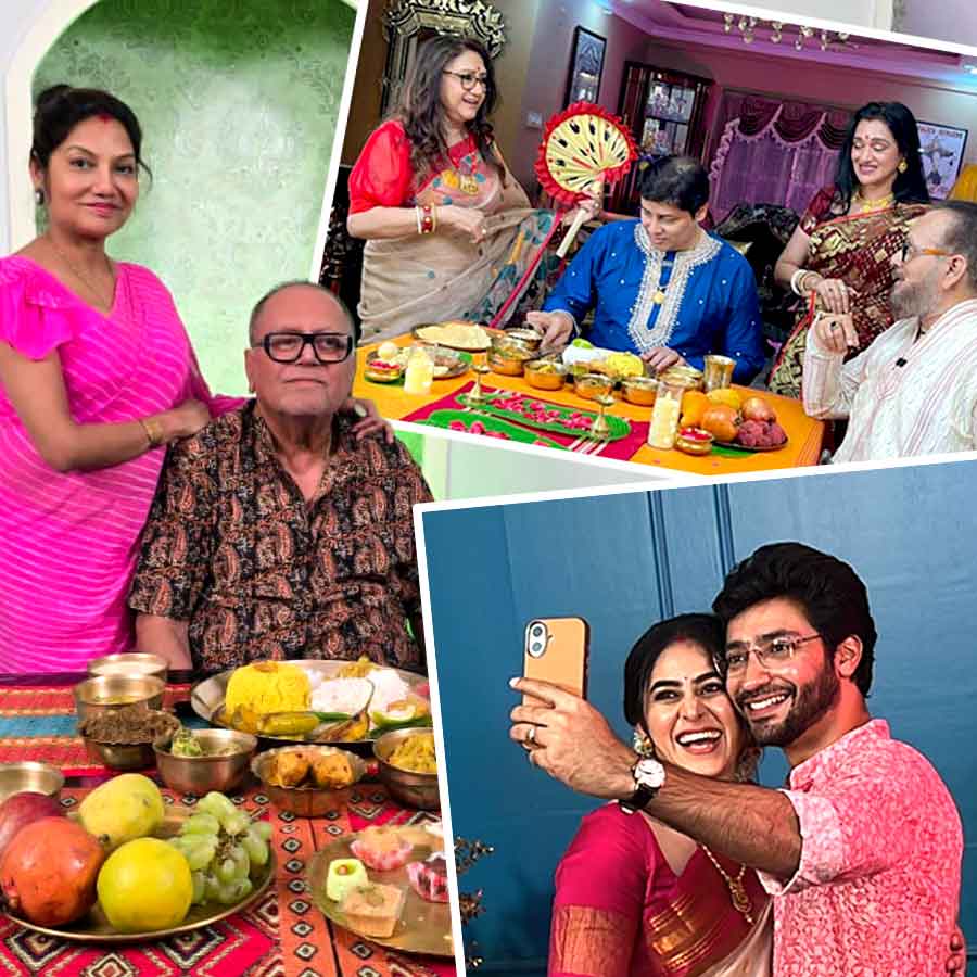 তারকাদের বাহারি জামাইবরণ।