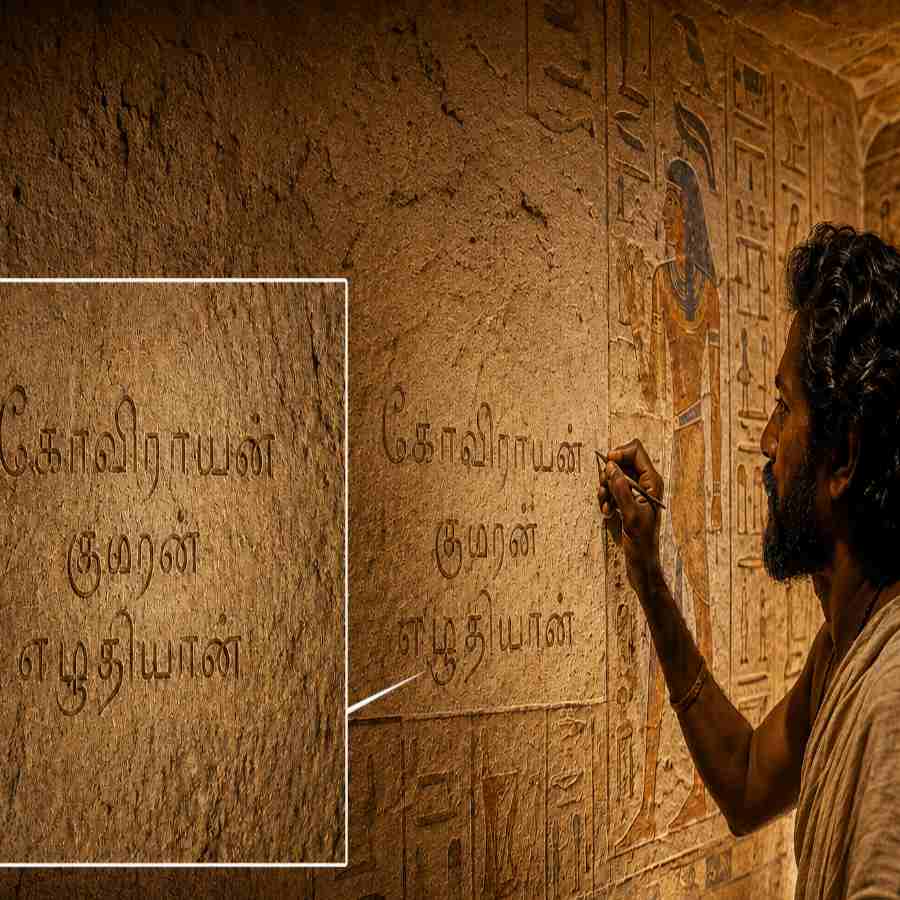 An Indian man who spoke Tamil scribbled his name on eight Egyptian tombs 2,000 years ago dgtl