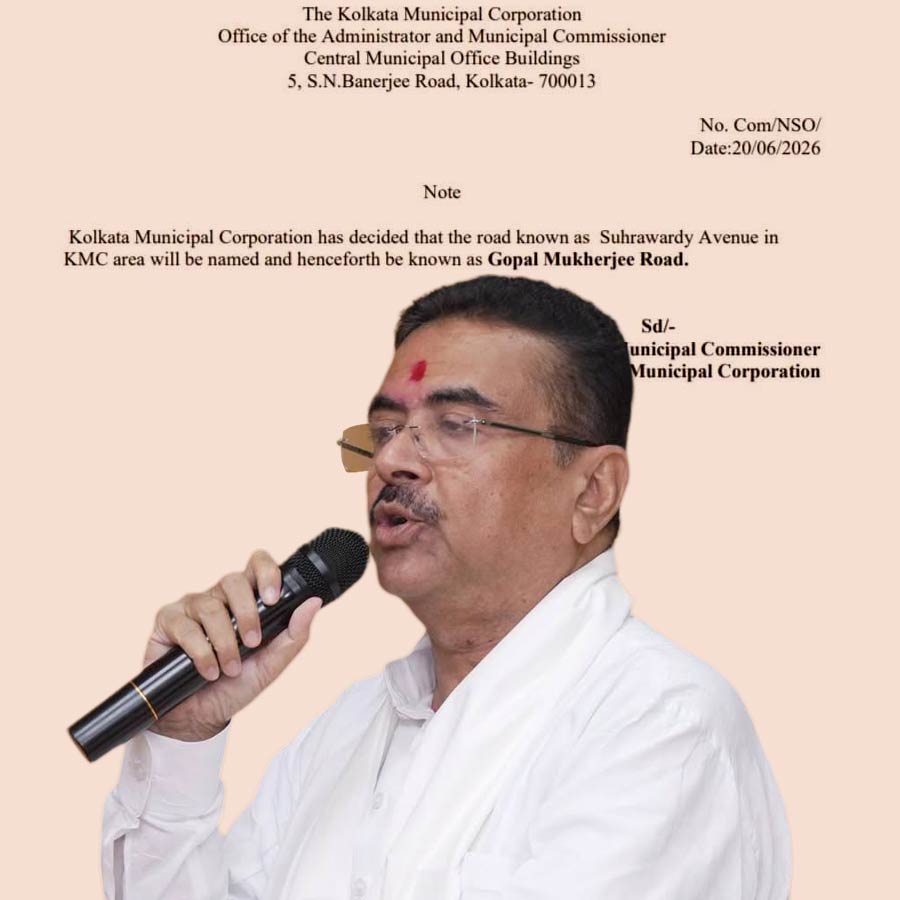Suhrawardy Avenue renamed Gopal Mukherjee Road, Chief Minister Suvendu Adhikari is pleased with the Kolkata Municipal Corporation\\\\\\\'s decision