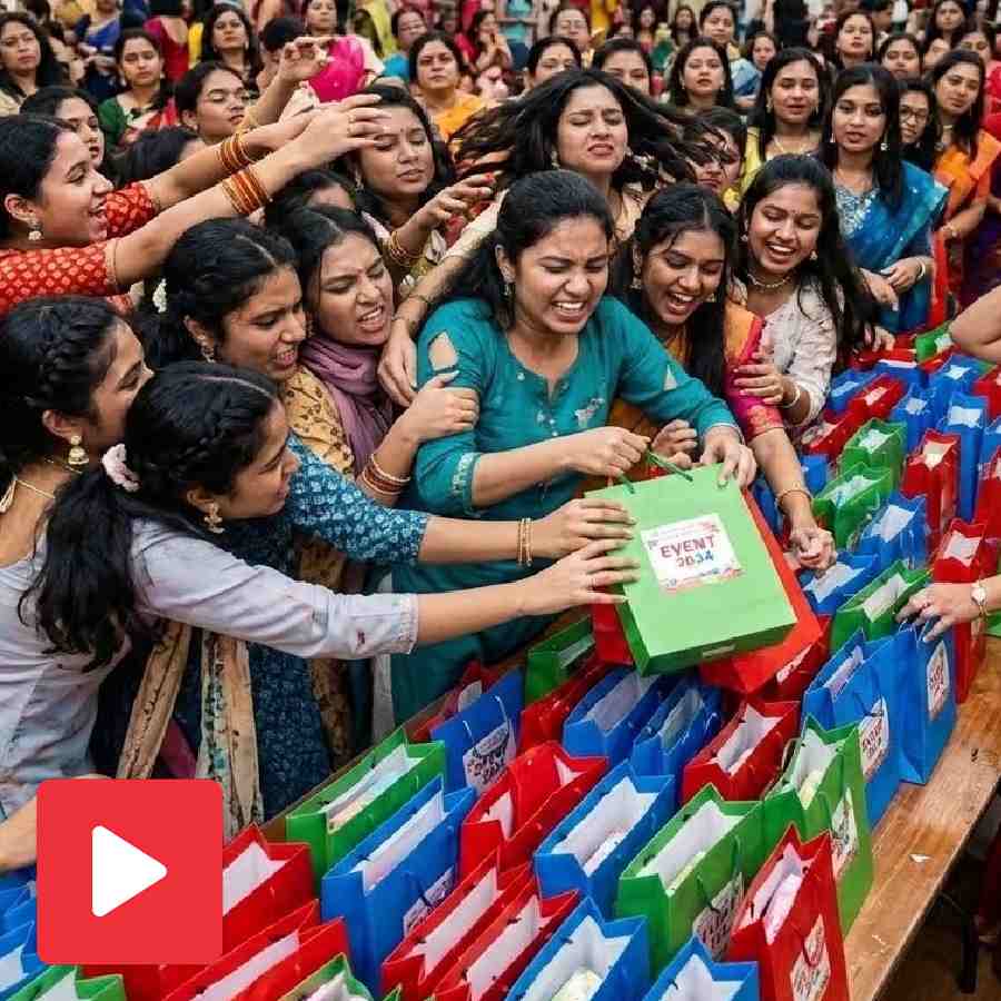 A video shows a glam up event turns to chaotic moment as influencers brawl over gifts dgtl