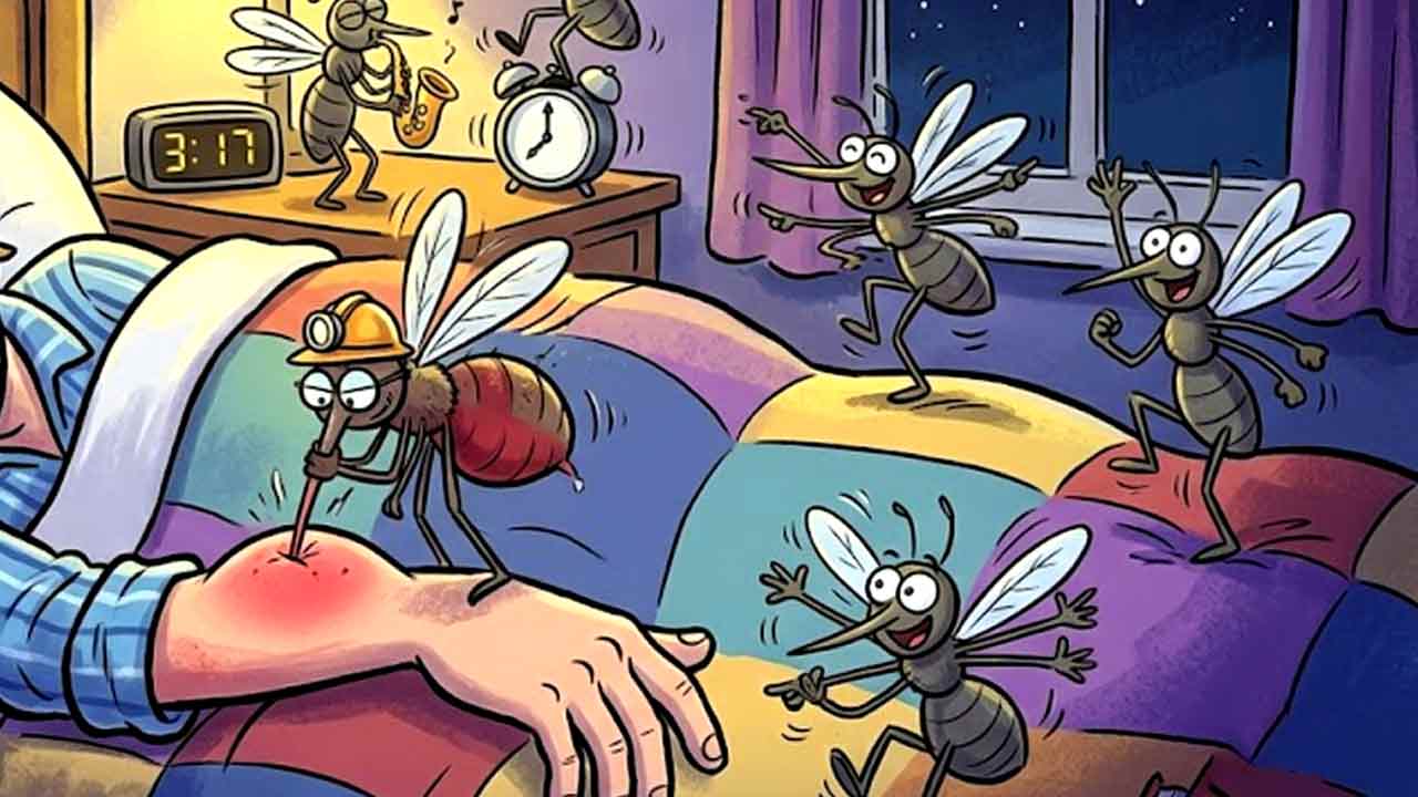 কেন রাতে বেশি কামড়ায় মশা?