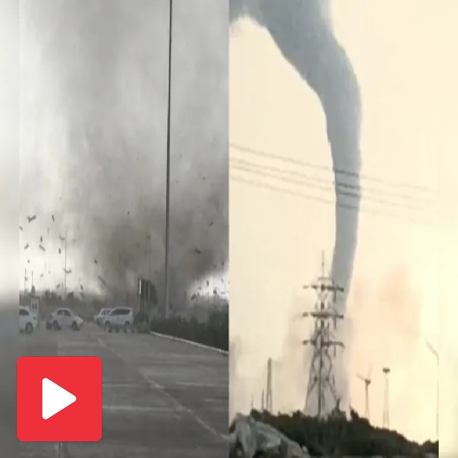Tornado like funnel cloud twists through Thoothukudi skies in Tamil Nadu, videos go viral dgtl