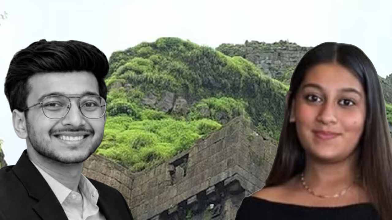 (বাঁ দিকে) ব্যবসায়ীপুত্র কেতনবিশাল অগ্রবাল। (ডান দিকে) কেতনের বাগদত্তা সিয়া। গ্রাফিক: আনন্দবাজার ডট কম।