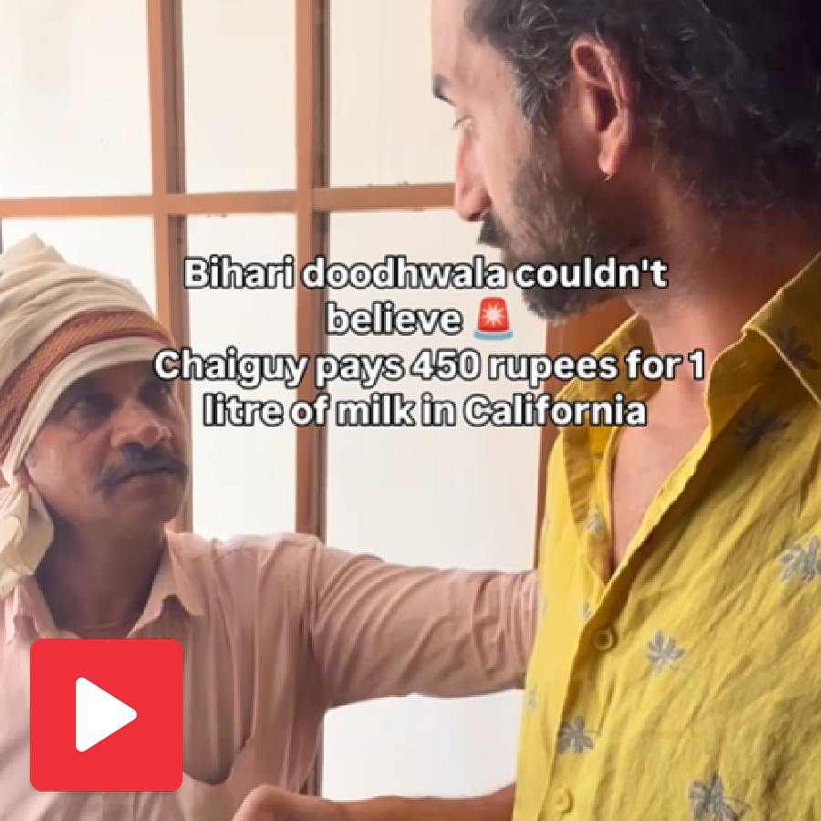 Video shows milk seller from Bihar shocked after knowing milk price in America