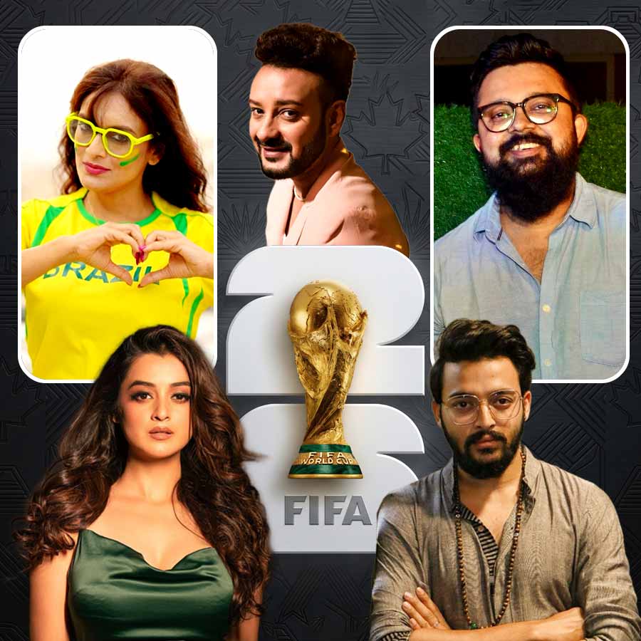 Which Tollywood celebrities are supporting which teams in the FIFA World Cup 2026