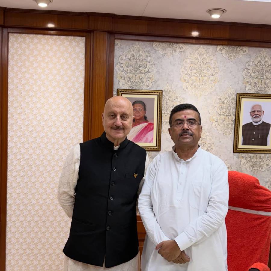Anupam Kher meets West bengal Cm Suvendu adhikari annouces new bengali cinema dgtl