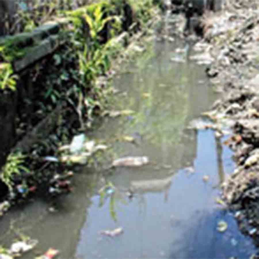 Local residents staged agitation regarding poor drainage system at Cooch Behar