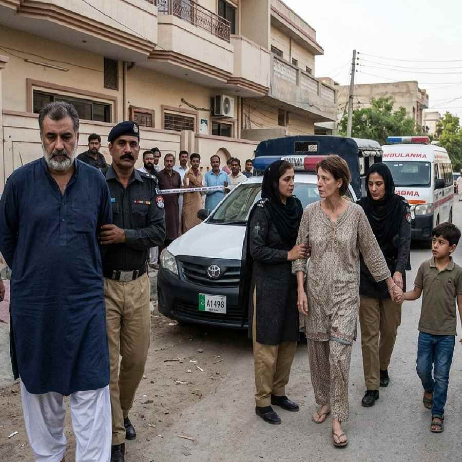 Pakistani man arrested for allegedly keeping his french wife and childrens locked inside for 10 years