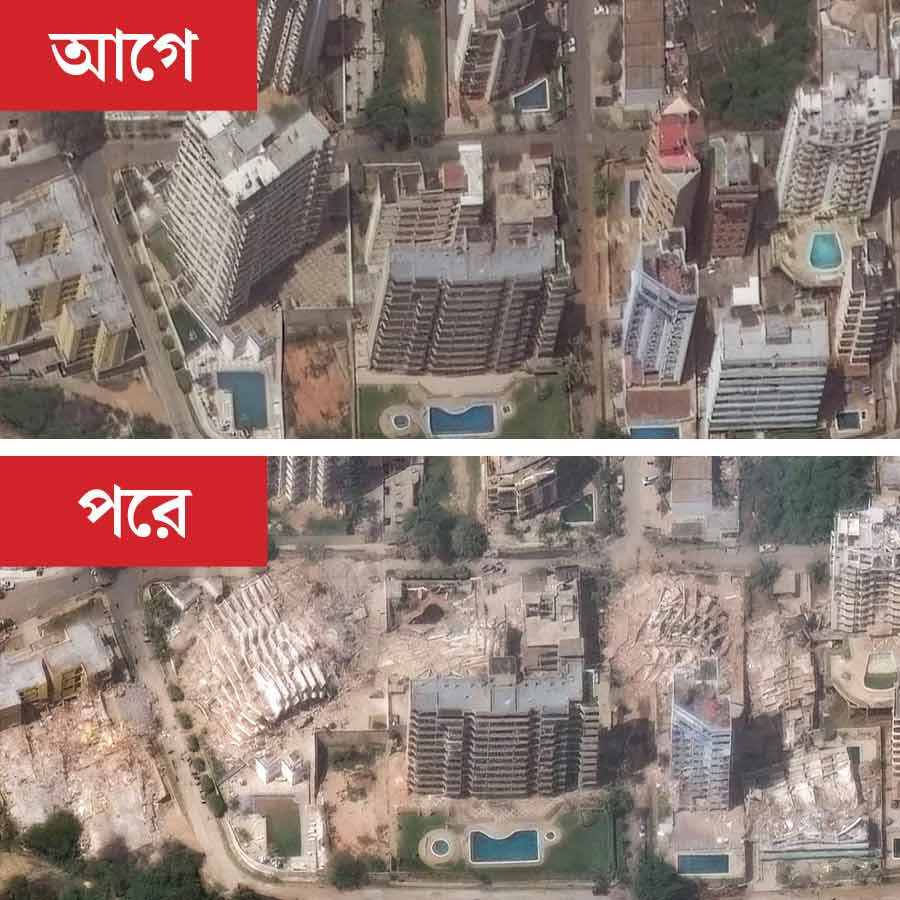 Before and after satellite images in La Guaira, Venezuela, show damage caused by the two deadly earthquakes that struck just 39 seconds apart dgtl
