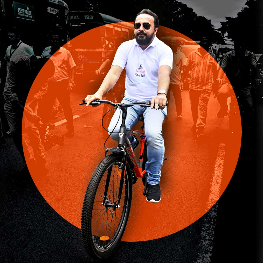 Minister Indranil Khan rode his cycle to the Assembly, sending a message to protect the environment, but is the city really prepared dgtl