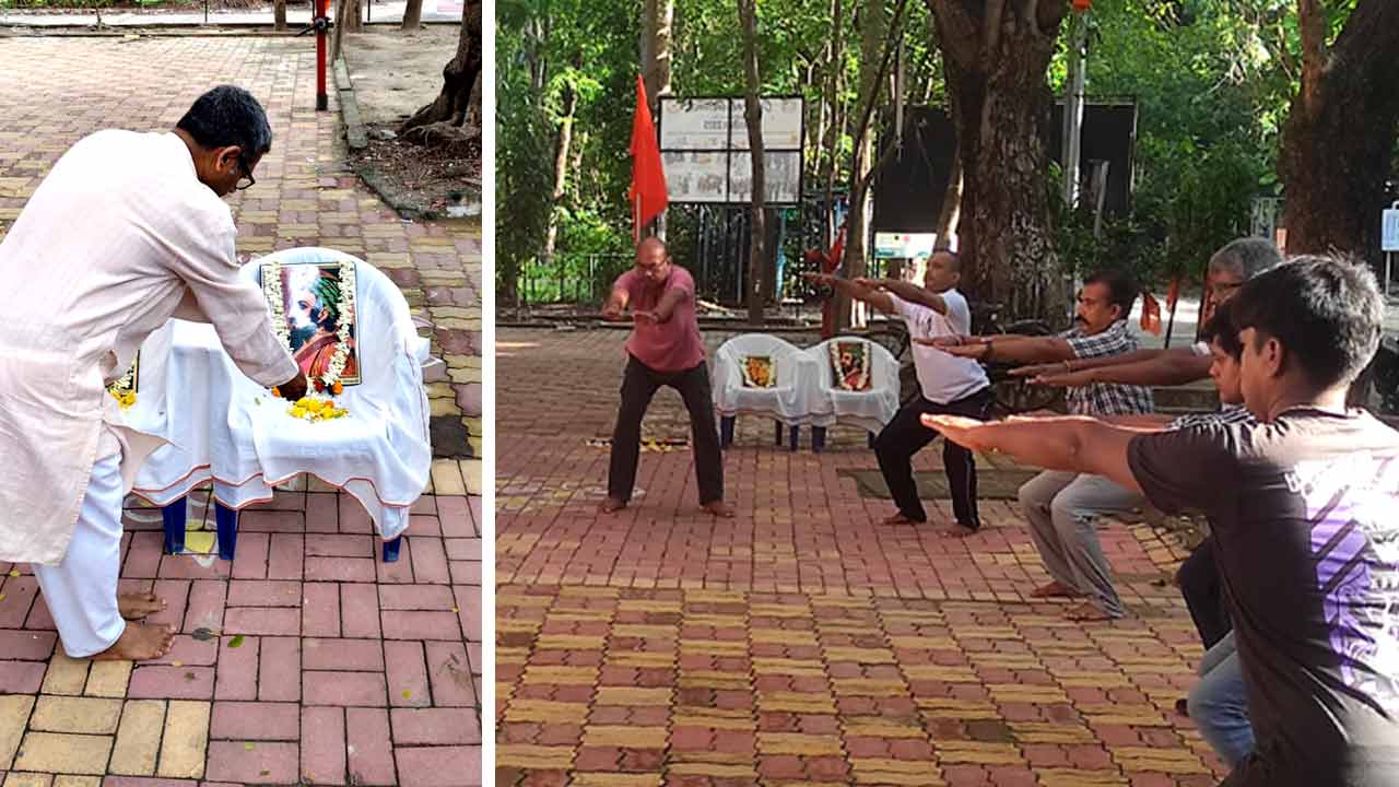 যাদবপুর বিশ্ববিদ্যালয়ের অনুষ্ঠান।
