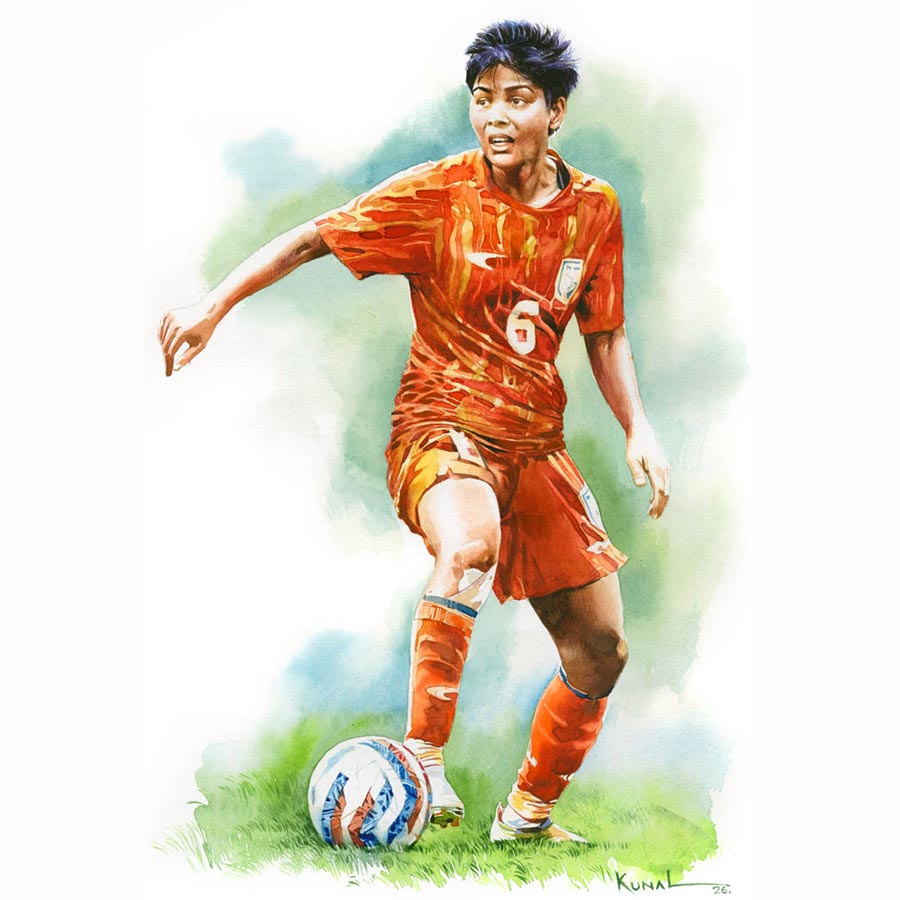 Indian football team member Sangita Basfore writes about football, life, and her mother