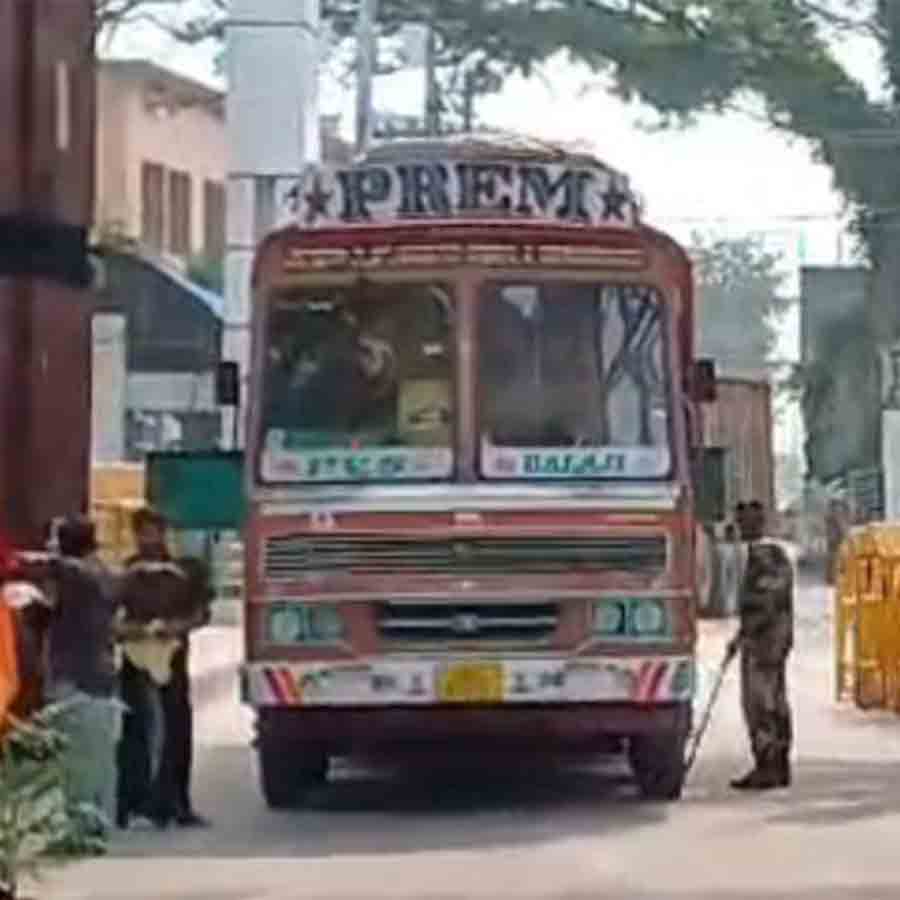 Petrapole land port after India permitted Tourist Visa to Bangladesh