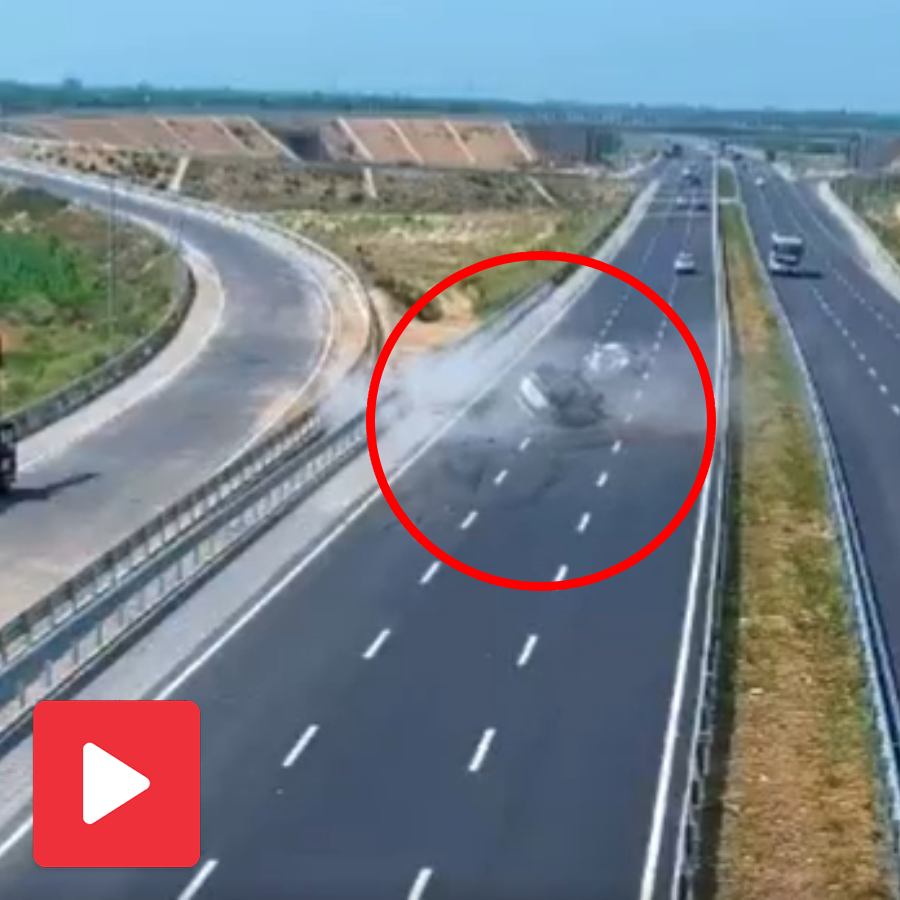 Video shows 4 killed after speeding SUV rams another car on Uttar Pradesh highway, police takes action