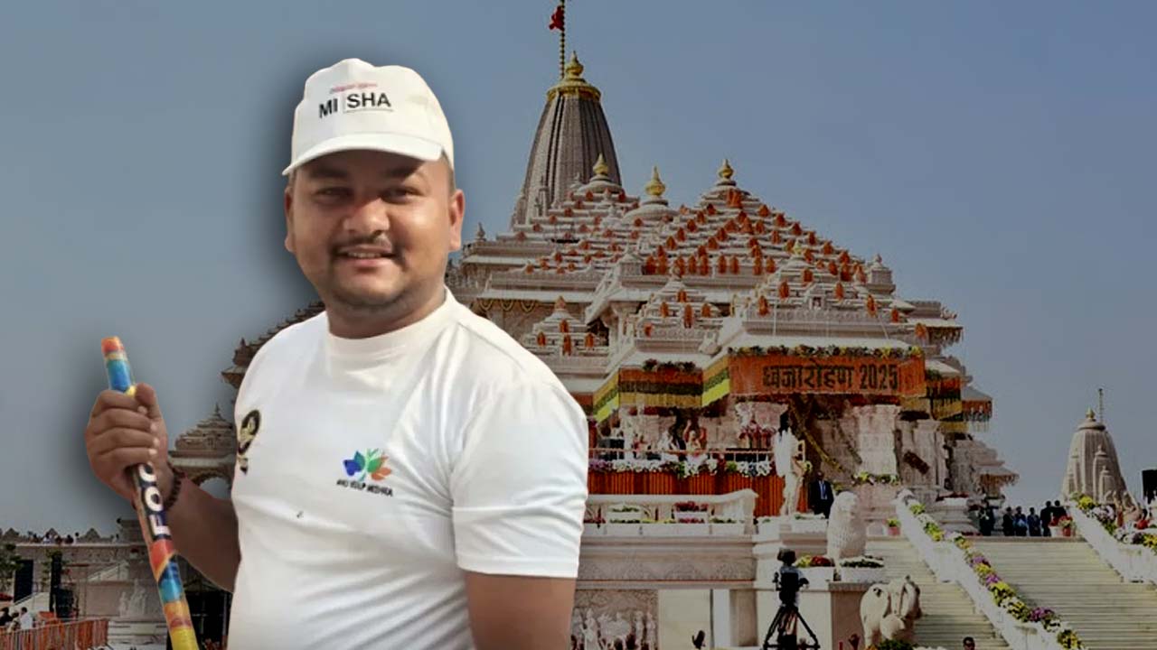 রামমন্দিরের প্রণামী চুরির ঘটনায় অভিযুক্ত অনুকল্প মিশ্র।