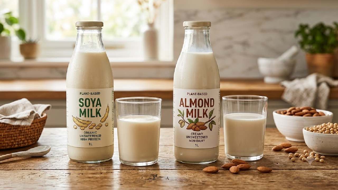Almond Milk vs. Soy Milk: Which Is Better for Your Health and Nutrition