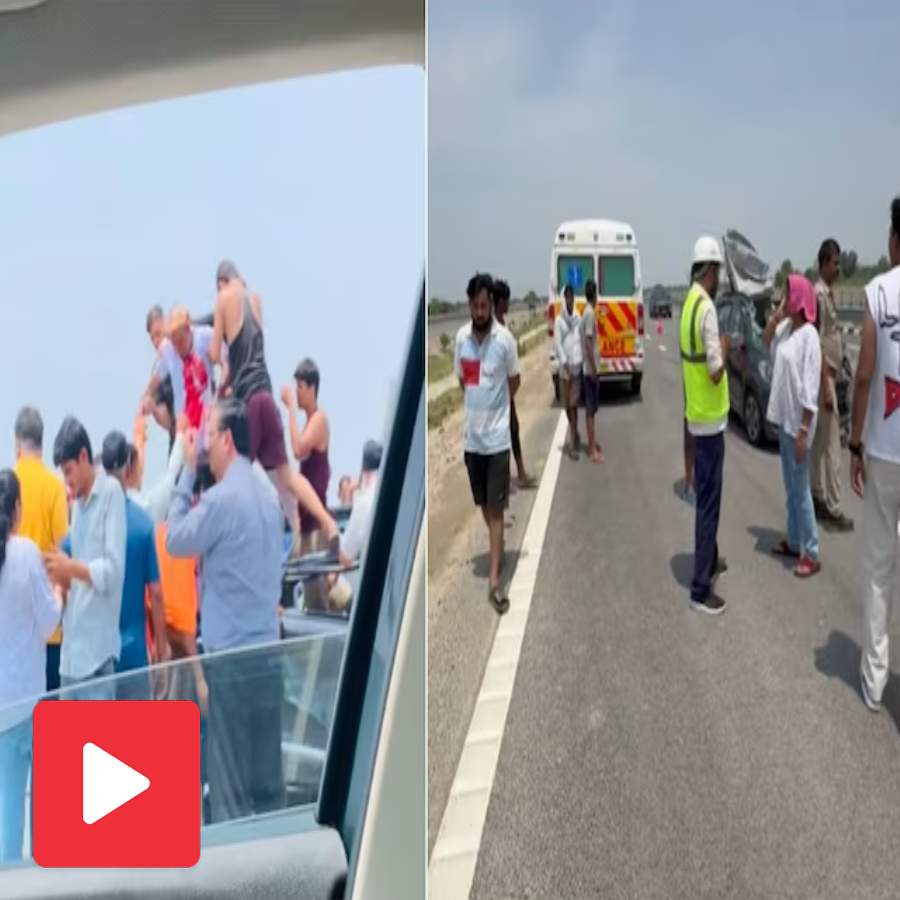 A video of rescuing the injured trapped in a car has gone viral dgtl