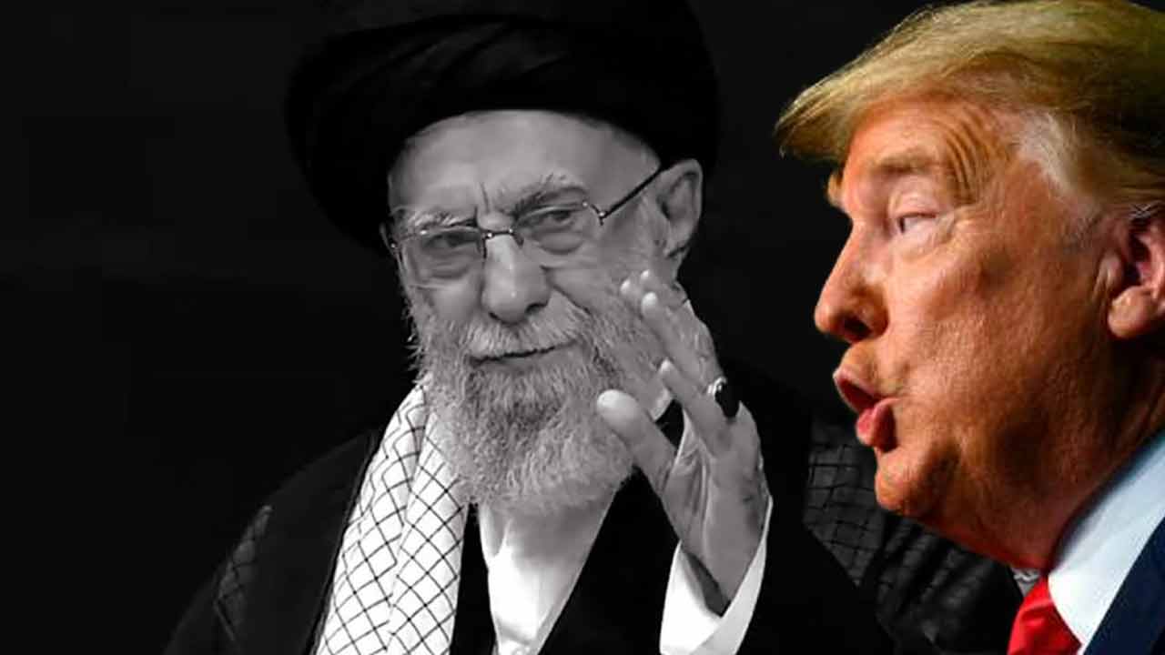 সর্বোচ্চ নেতা খামেনেইয়ের (বাঁ দিকে) ইরানের হুঁশিয়ারিকে চ্যালেঞ্জ করে পাল্টা হুঙ্কার মার্কিন প্রেসিডেন্ট ডোনাল্ড ট্রাম্পের (ডান দিকে)।