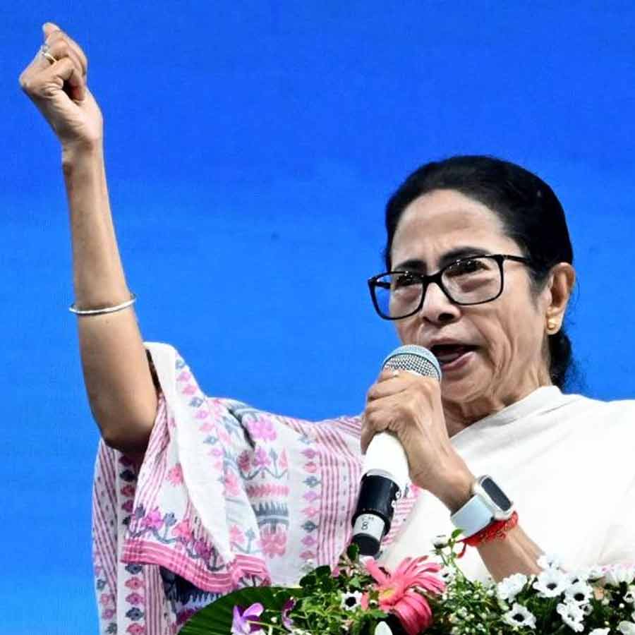 তৃণমূলনেত্রী তথা পশ্চিমবঙ্গের মুখ্যমন্ত্রী মমতা বন্দ্যোপাধ্যায়।