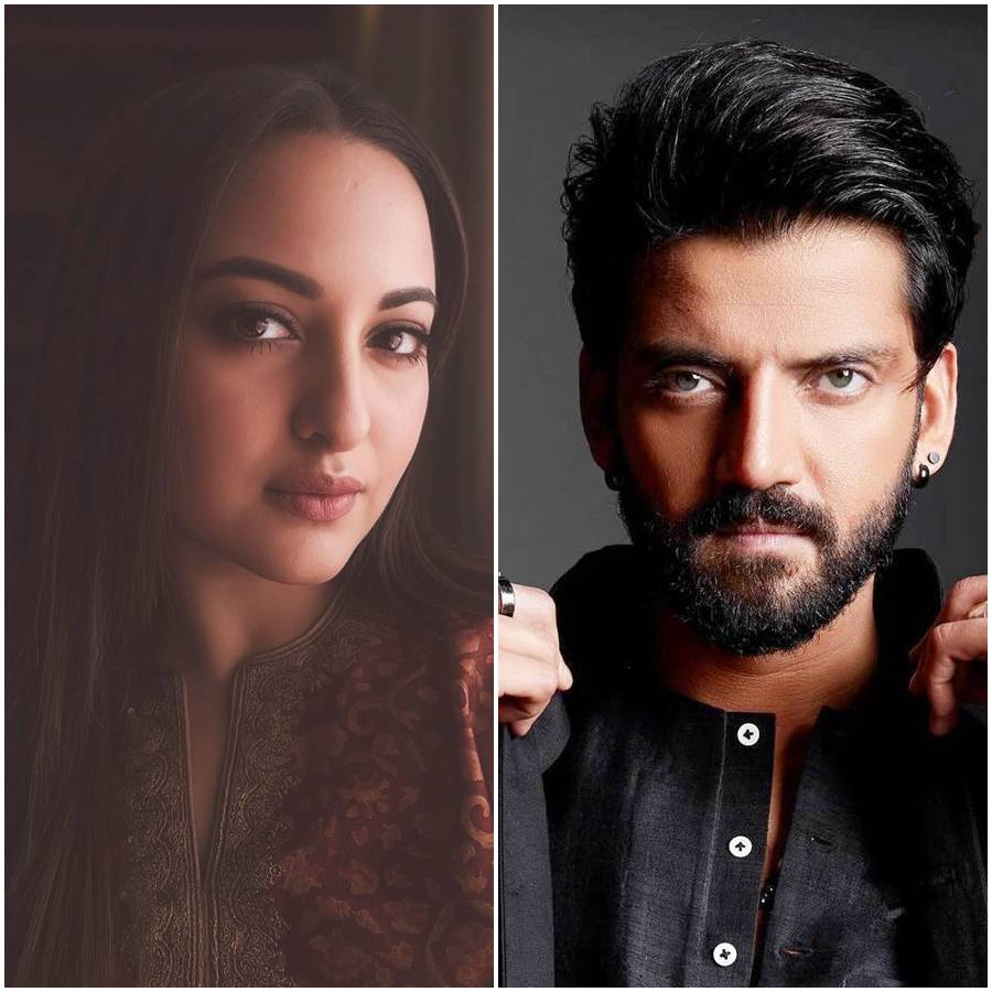 সোনাক্ষী সিন্‌হারে রং দিলেন জ়াহির ইকবাল।