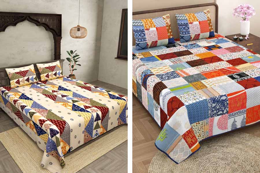 এই ধরনের রঙিন চাদরও দেখতে ভাল লাগবে।