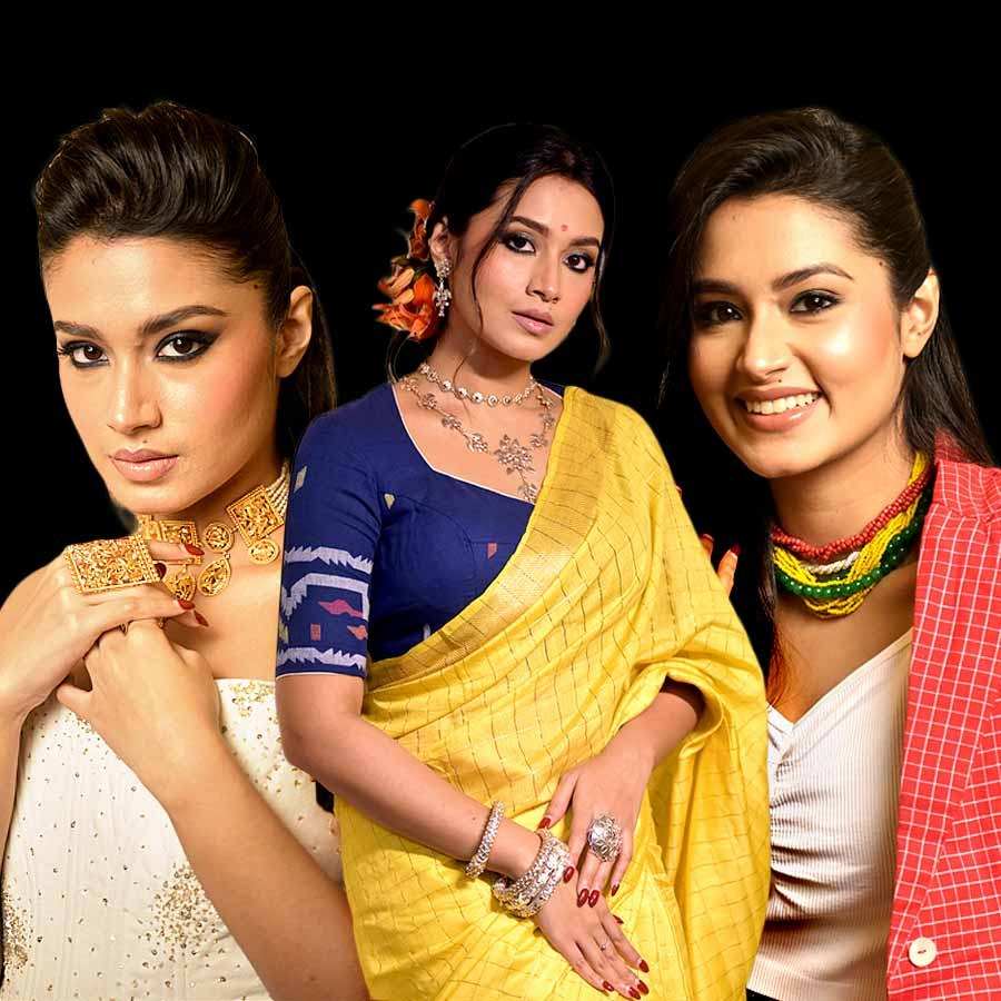 বসন্ত কাঁটাতারের সীমানা মানে না। বাংলার এ পারে যে রূপ, ও পারেও তা-ই। তবে পার্বণের চেহারা সব জায়গায় এক নয়। তাই দোলে রং খেলার বা খেলা দেখার সুযোগ কখনও হয়ে ওঠেনি বাংলাদেশি অভিনেত্রী তাসনিয়া ফারিনের। কিন্তু এ বছর কলকাতায় এসে দোলের রঙে, বসন্তের সাজে সাজাল আনন্দবাজার ডট কম।