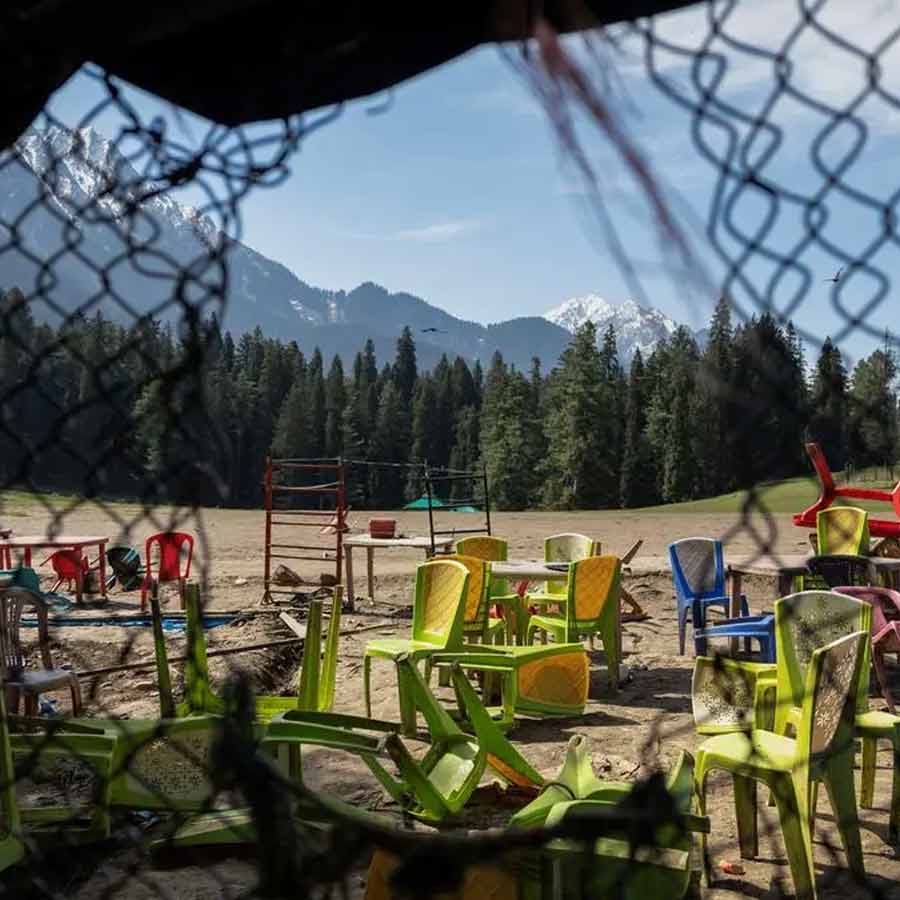 পহেলগাঁওয়ের বৈসরণ উপত্যকা। এখানেই জঙ্গি হামলা হয়েছিল। ফাইল চিত্র।