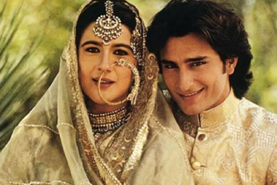 Saif Ali Khan and Amrita Singh marriage