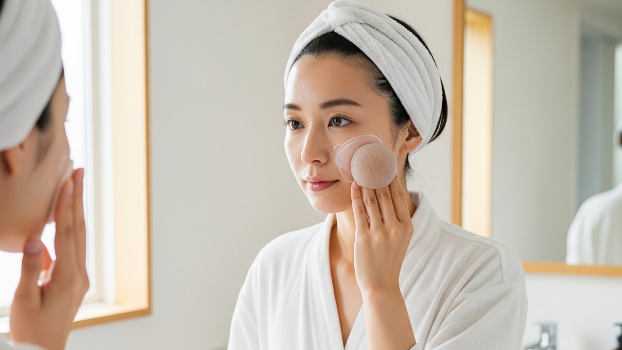 জাপানি প্রথায় ত্বকচর্চা।