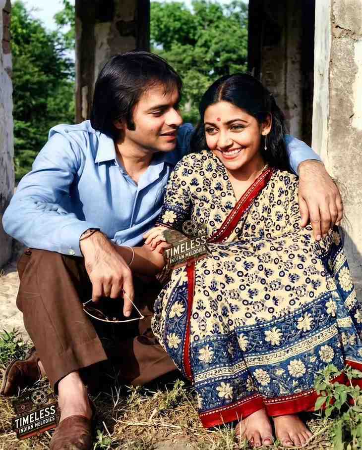 Deepti Naval with Farooq Shaikh