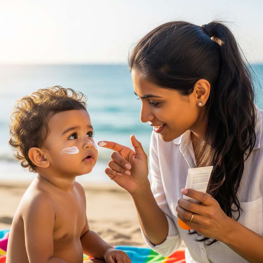 Tips you should keep in mind while applying sunscreen on kids skin