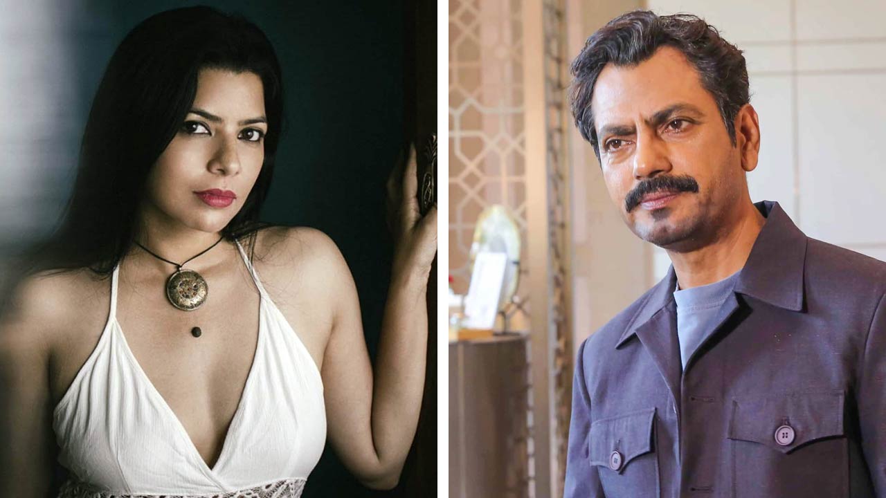 (বাঁ দিকে) রাজশ্রী দেশপাণ্ডে, (ডান দিকে) নওয়াজ়উদ্দীন সিদ্দিকী।