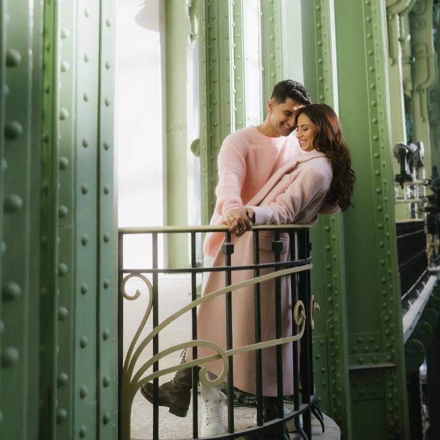 Sargun Mehta with her husband Ravi Dubey