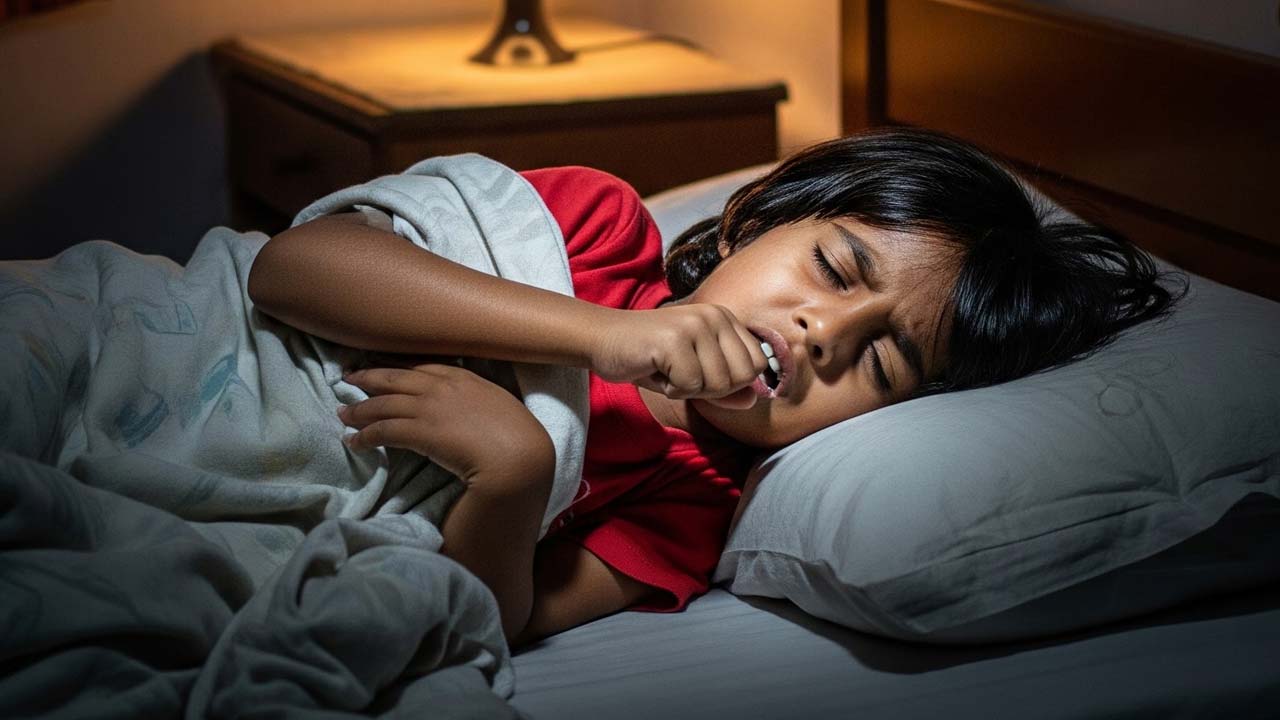 রাতেই কি শিশু বেশি কাশছে?