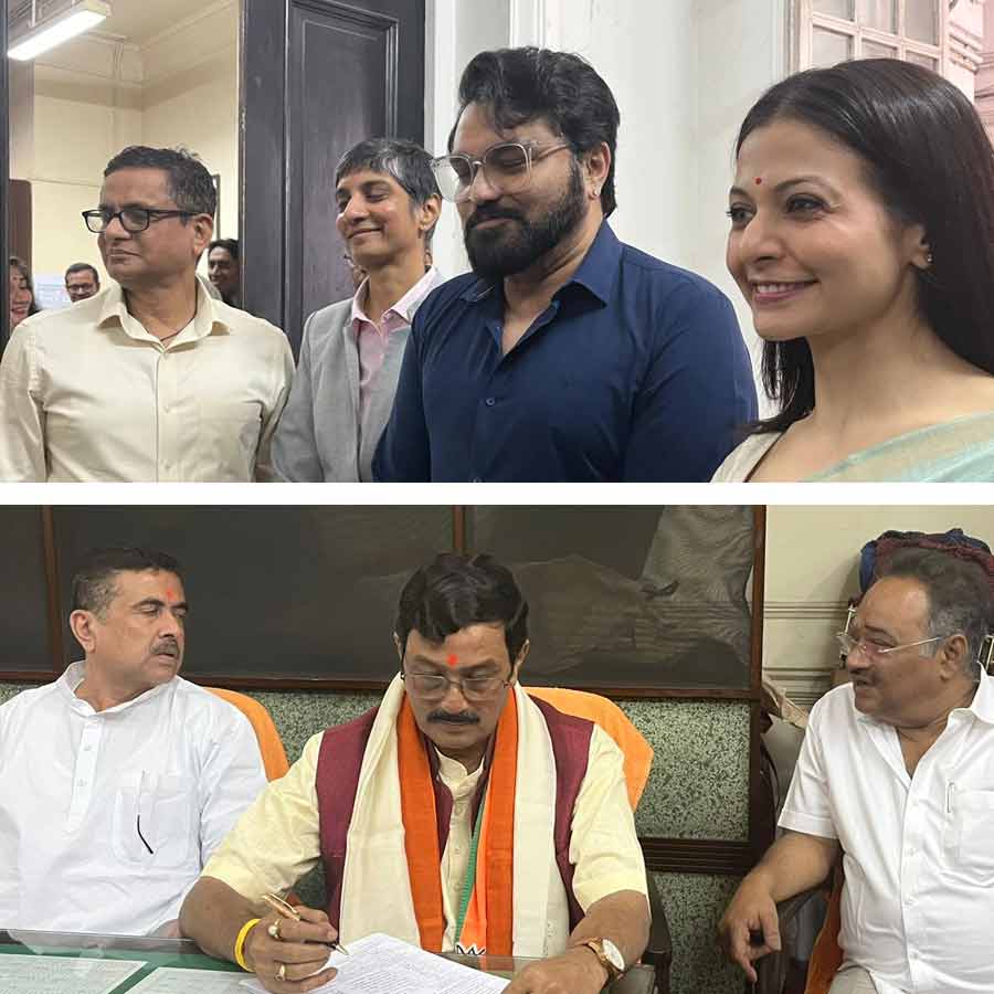TMC candidates and one BJP candidate submitted their nominations for the Rajya Sabha