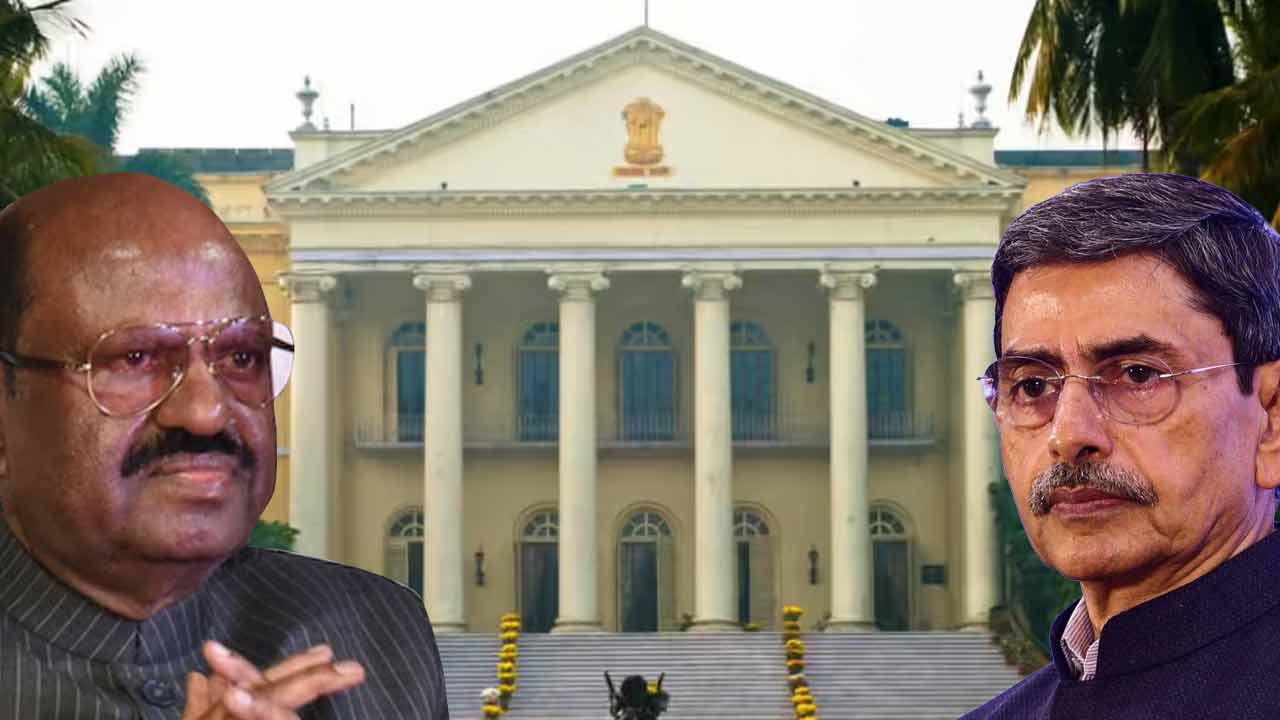 (বাঁ দিকে) সিভি আনন্দ বোস। আরএন রবি (ডান দিকে)।