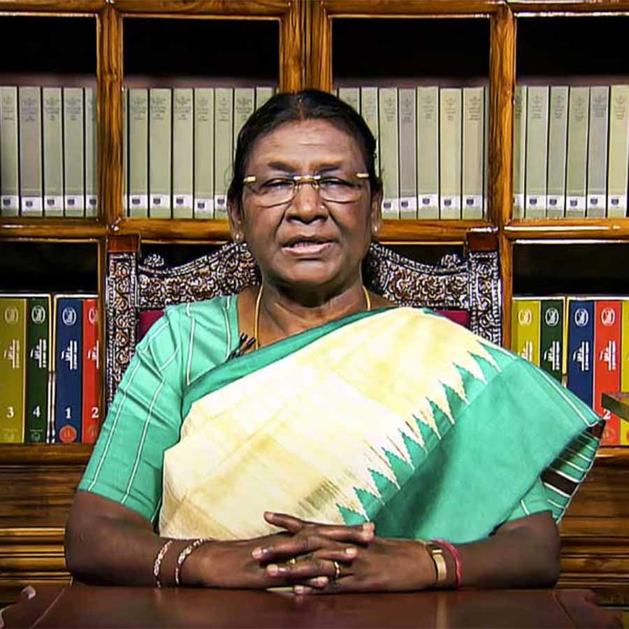 রাষ্ট্রপতি দ্রোপদী মুর্মু।