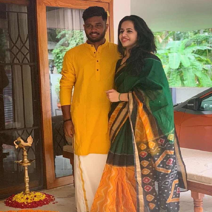 All need to know about Indian cricketer Sanju Samson’s wife Charulatha Ramesh