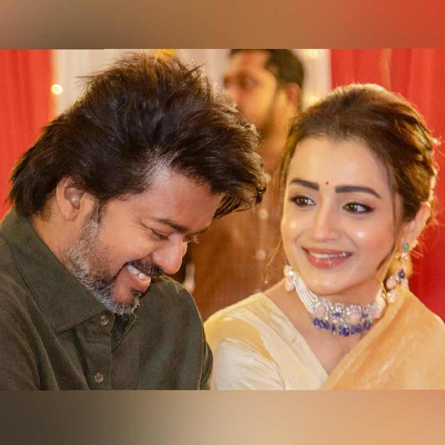 Thalapathy Vijay and Trisha Krishnan