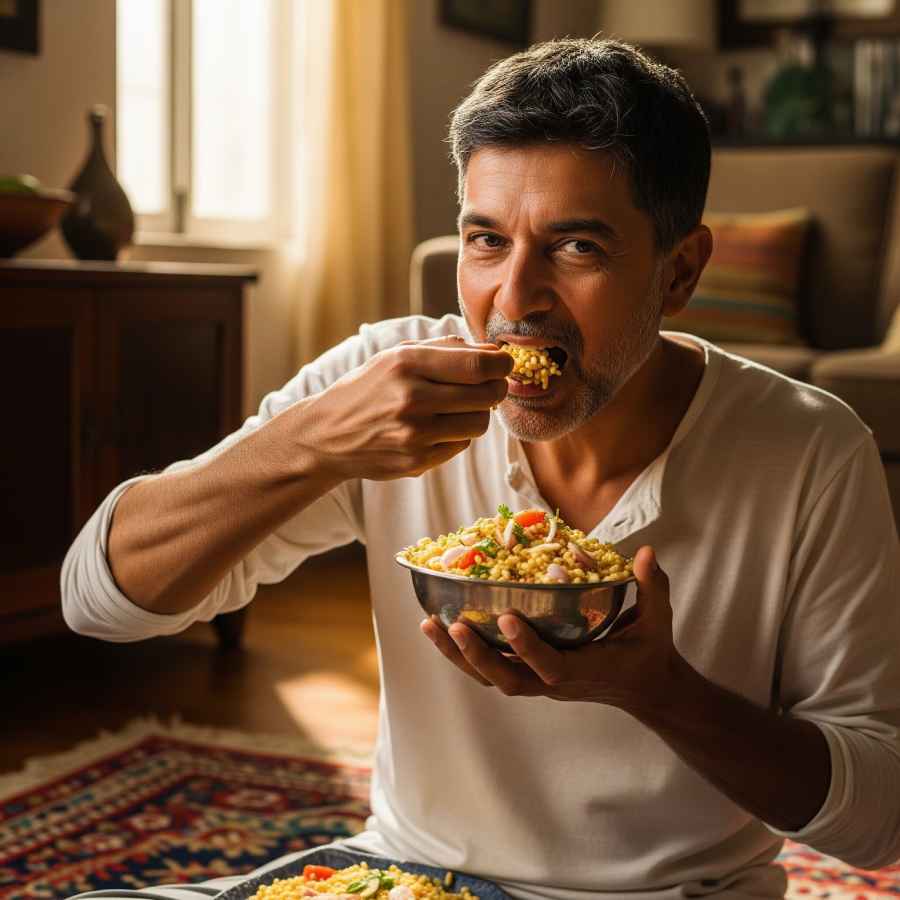 Can diabetic patients have Puffed Rice as evening snacks