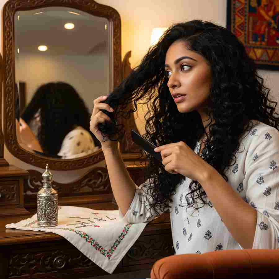 গরমের দিনে কোঁকড়ানো চুলের যত্ন নেওয়ার কিছু উপায়।