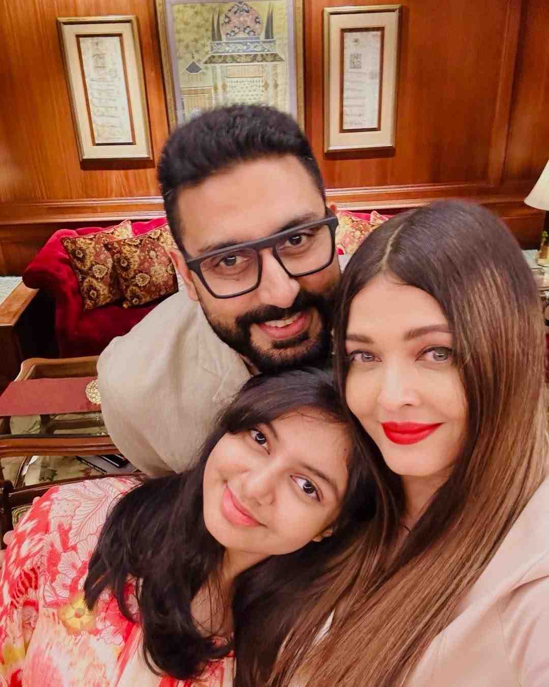 Abhishek Bachchan with Aishwarya Rai Bachchan