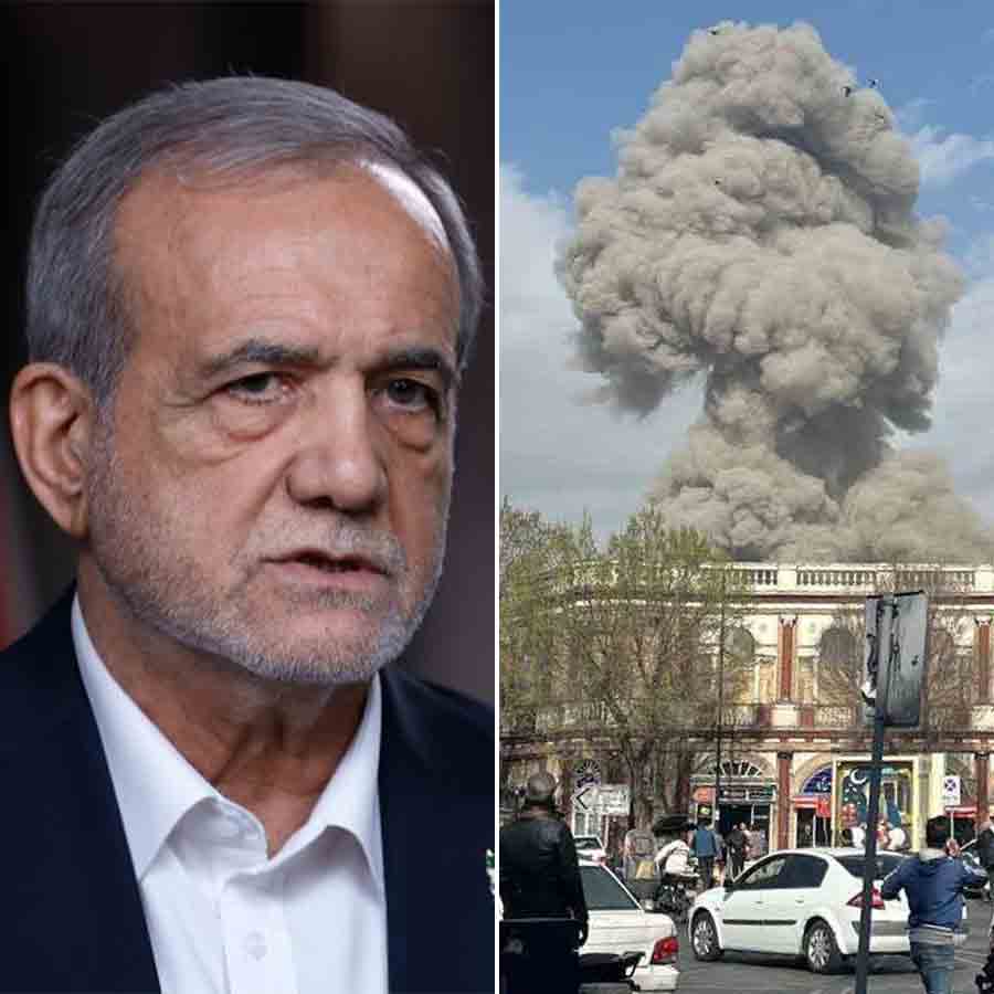 নিজের দেশেই চাপের মুখে ইরান প্রেসিডেন্ট মাসুদ পেজ়েশকিয়ান। ছবি: রয়টার্স।