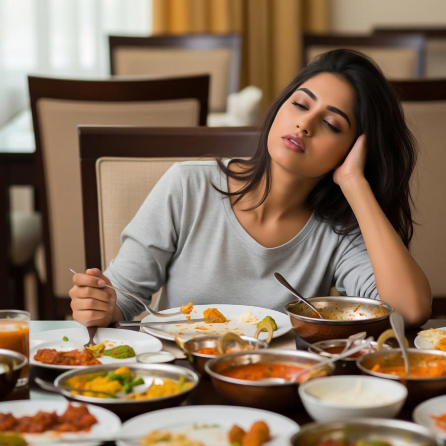 ভরপেট খাওয়ার পরে ঝিমুনি আসে? পেট করে আইঢাই। ভুল খাবারে নয়, রয়েছে কৌশলেই।