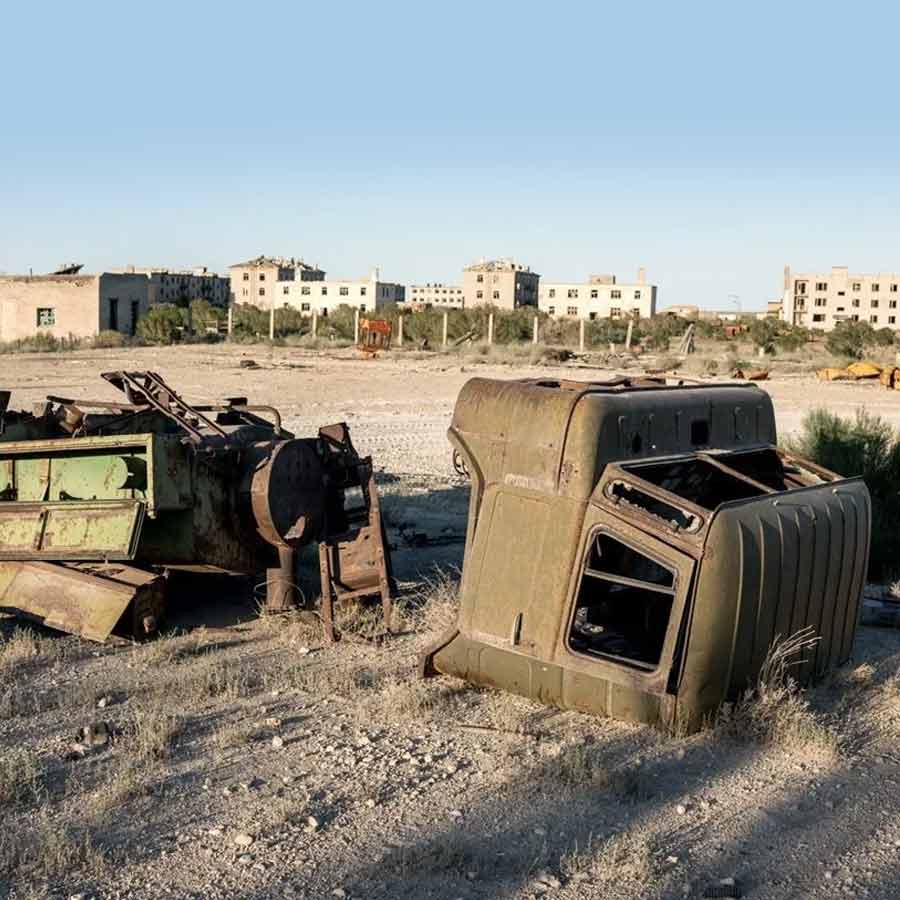 Vozrozhdeniya island becomes toxic desert as Soviet Union trying to develop biological weapon there during cold war 