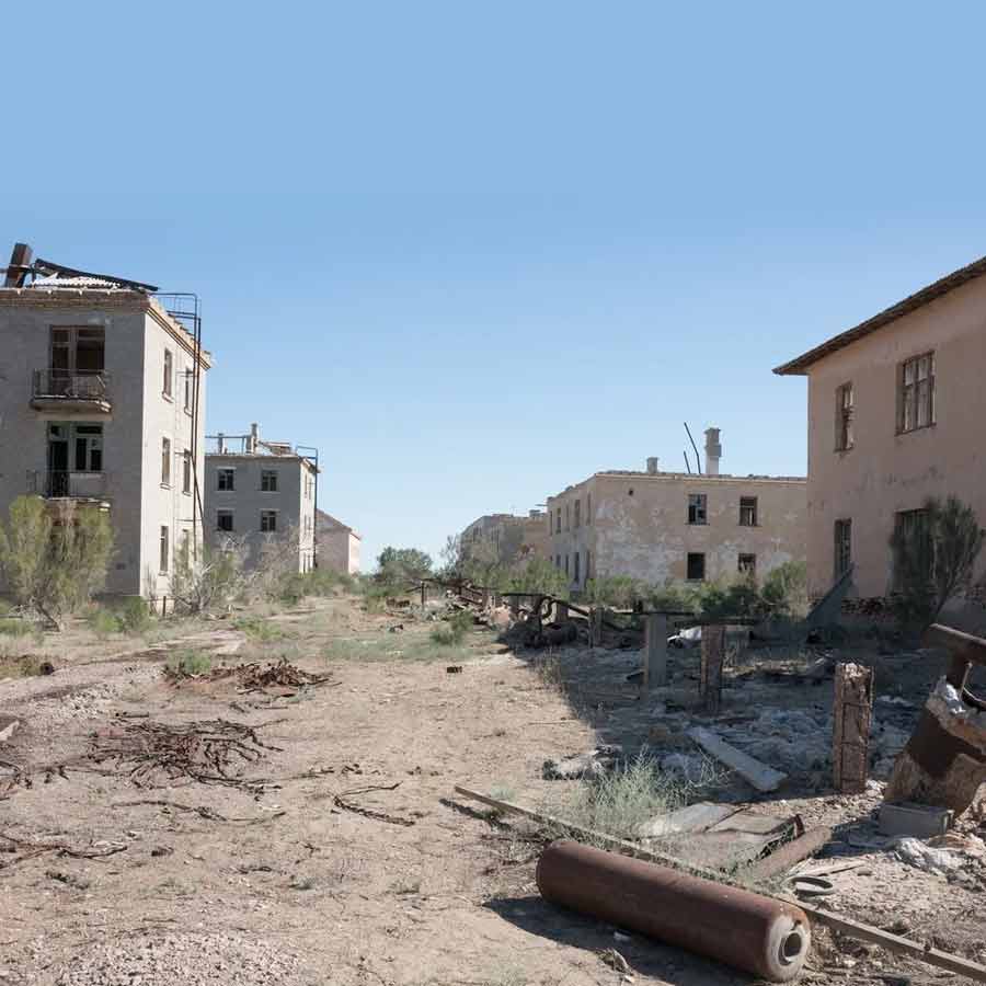 Vozrozhdeniya island becomes toxic desert as Soviet Union trying to develop biological weapon there during cold war 